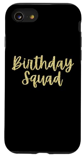 Birthday Squad Funny Family Birthday Party Group Matching Carcasa para iPhone SE (2020) / 7 / 8