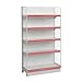 Wall Mounted Floor Shelves,Supermarket Retail Gondola Shelving Display for Storage Commercial Industrial Utility Shelf