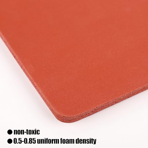 Silikon Wärmepress Matte 38x38cm, Hitzebeständig Silikon Wärmepress Pad Matte für Heißpressmaschine 0,8cm Dicke Doppelseitig Feuerfest Wärmepress Pad zum Bügeln Isoliertransfer Basteln