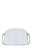 Kate Spade New York Devin Saffiano Leather Double Zip Dome Crossbody, Bolso Bandolera Mujeres, Leche Pointelle Taro, Talla única