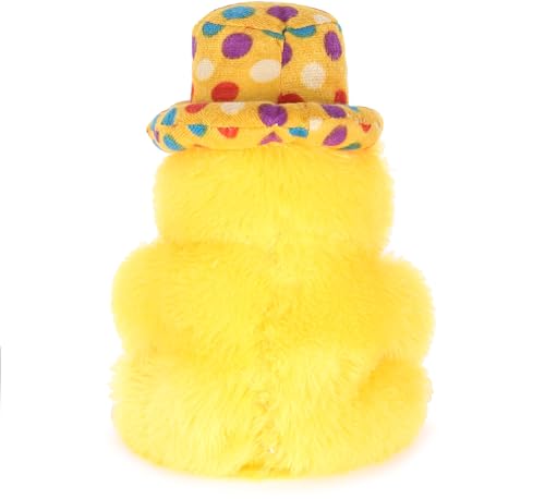 Image of Trendller Yellow Teddy Bear with Cap and Keep Smiling Heart - 30 cm Soft, Washable Plush Gift for Kids, Girls, Boys, and Loved Ones - Perfect for Birthdays, Valentine's, Christmas