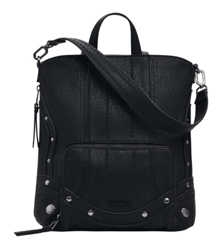 Desigual sac à dos de loisirs Pretoria Embro Patch Mini Backpack Black noir