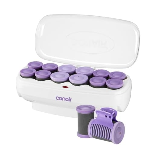 Conair Jumbo and Super Jumbo Ceramic Hot Rollers, Bonus Super Clips Included (Amazon Exclusive)