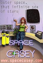 Space Casey Podcast Por Christiana Ellis arte de portada