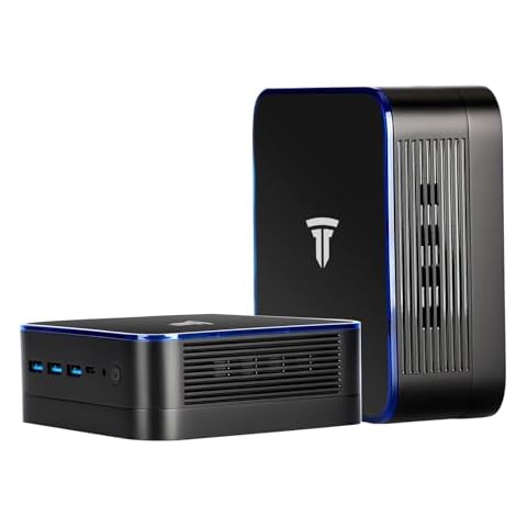 SRESNAIL Windows 11pro Mini PC, 16GB ARM + 512GB SSD Mini Desktop PC with Alder Lake-N N95 CPU, 4 cores, 4 Threads, 5G WiFi and Bluetooth 4.2 Support, Gigabit Ethernet Support (Black) Cover