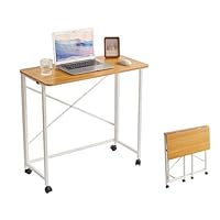 Amazon | Aibiju 折りたたみデスク 幅80×奥行40×高さ75/77cm