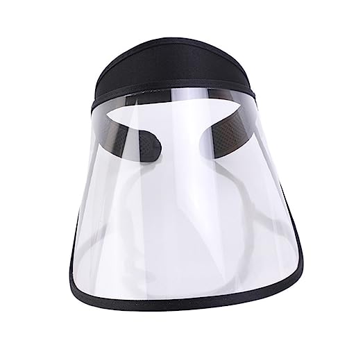 Mipcase Transparent Face Cover Cap Lightweight Outdoor Empty Plastic Hat for Sun Protection Breathable Design for Fishing Cycling Camping Summer Activities