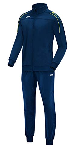 JAKO Unisex Trainingsanzug Polyester Classico, Nightblue/Citro, L