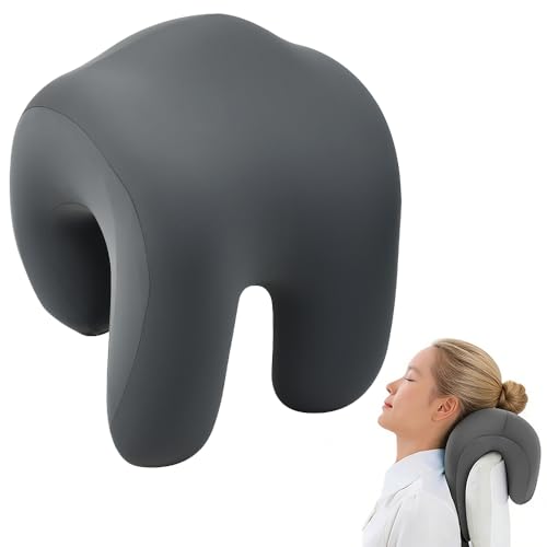 ZXBBTZ Coussin Cervical Ergonomique, Appui Tête Fauteuil Et Coussin Chaise Bureau À Mémoire De Forme Oreiller Ergonomique pour La Nuque avec Housse Lavable...