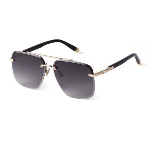 Lunettes de soleil vintage en métal anti-éblouissement verres solaires mixtes UV400