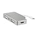 Produktbild StarTech.com Aluminium Reise A/V Adapter 4-in-1 USB-C auf VGA, DVI, HDMI oder mDP - USB Type-C Adapter - 4K
