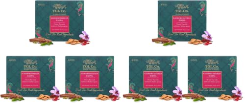 Image of TGL Co.Kashmiri Saffron Kahwa Herbal Tea Infusion (Pack Of 6, 16 Tea Bags Each)|Rich in Anti Oxidant | Refreshing | No Artificial flavor | Improve Digestion