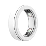 Anti-Scratch Silicone Case for Oura Ring 5, Anti-Scratch Ring Guard, Soft Lightweight Protective Cover Sleeve, Daily Defense for Active and Fitness Use (White M)