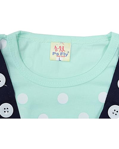 Image of Krishn Cotton Printed Dungaree Set | Kids Dress for Baby Boys and Baby Girls