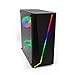 YEYIAN Gaming PC Case Armageddon 2200, Torre Piena, ATX, Luci RGB, Doppio Anello LED, 3 Ventole, Controller Luce Filtro Polvere Metallo (YGA-68809)