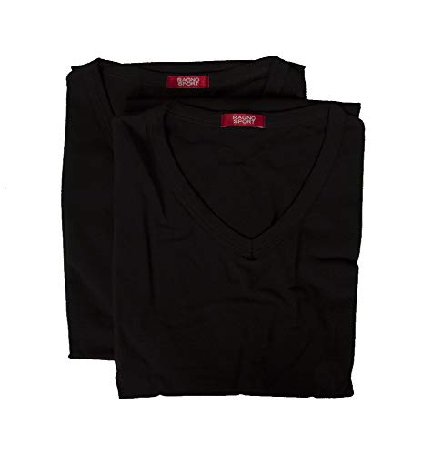 T-shirt col V homme en coton stretch lot de 2 basiques confortables