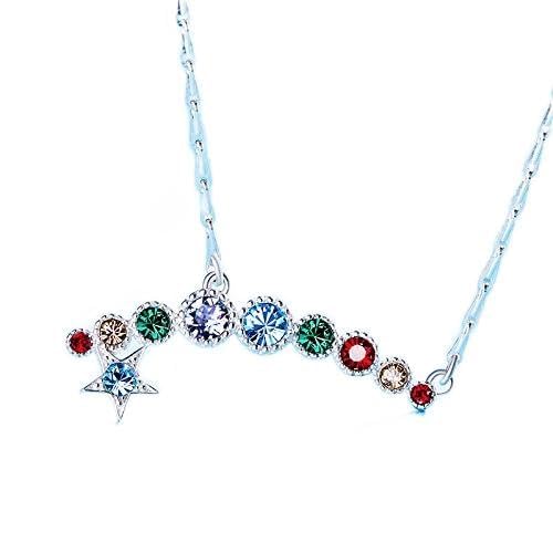 Collier en argent sterling 925 et cristaux, le cadeau idéal pour elle