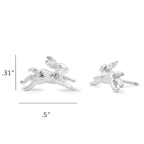Boma Jewelry Sterling Hare Rabbit Stud Earrings4