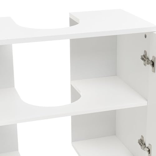 Miniatura 4 de Mueble Bajo Lavabo De Pedestal Blanco De 60 Cm