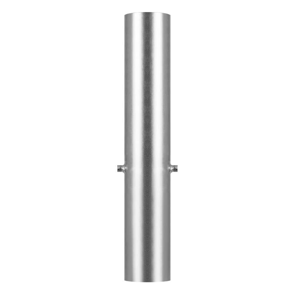 ROBUSTO Kettenpfosten, r/w, zum Herausnehmen, Stahl, Ø 6 cm, 140 cm, Art.-Nr. 37188 | Absperrpfosten | Absperrpoller | Stahlrohrpoller
