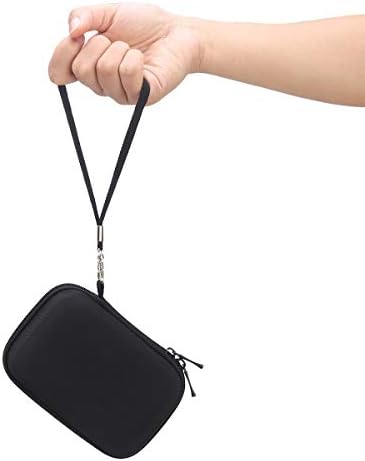 Lacdo Hard Carrying Case for Samsung T7 Shield / T7 / T7 Touch Portable Solid State Drives 500GB 1TB 2TB USB 3.2 External SSD Hard EVA Shockproof Storage Travel Bag, Black+Gray