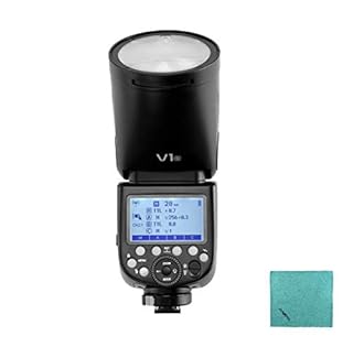 Godox V1S フラッシュ カメラフラッシュ TTLラウンドヘッドフラッシュ 1 / 8000s 2.4G ワイヤレスXシステム 480回フルパワーフラッシュ 2600mAhリチウム電池 ラウンドヘッド フレネルズーム Sony a7RII a7R a58 a99 ILCE6000L a7RIII a7R3 a9 a77II a77 a350カメラ用