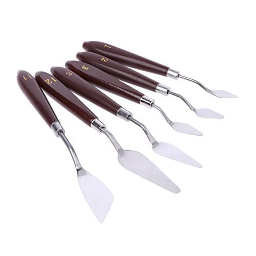 Forgun Artist Edelstahl Palettenmesser Spachtel Schaber zum Mischen von Ölmalerei Cover