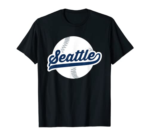 Seattle Baseball Vintage Pride Love City Camiseta