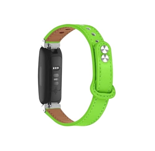 Bracelet Fitbit Inspire 3 en cuir menthe pour votre style de vie actif et urbain