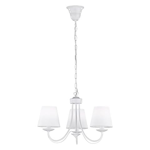 Lámpara Colgante Trio Lighting Cortez, Blanco Cover