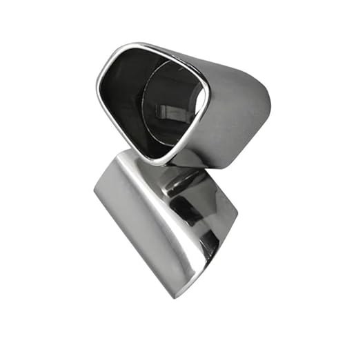 Puntas de escape de acero inoxidable pulido con diseño doble redondo para Volvo XC90 y S60