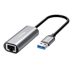 TechRise USB Ethernet Adapter, USB 3.0 auf RJ45 1000Mbps Gigabit LAN Adapter, Dauerhaft Aluminum Alloy netzwerkadapter kompatibel mit MacBook, PC, Surface, ChromeOS, Wind 7/8/10/11, XP, Vista, Linux