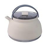 Portable Collapsible Camping Kettle, Coffee Pot for Hiking, Travel and Outdoors, 1.5L