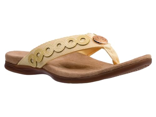 Spenco Women's Tierra Sandal, Pale Banana, 5