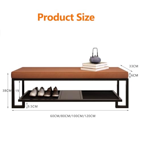 Banc coffre pour entrée : la solution anti-désordre orange 100cm