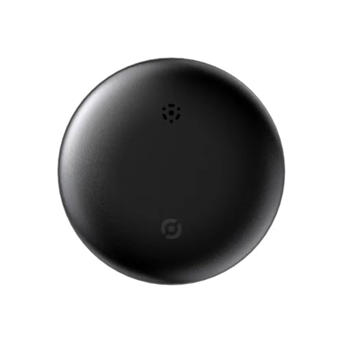 Ayehe Item Tracker, Compatible with Apple Find My (iOS Only), Not Real-time GPS, Base on Millions of iOS Devices, BLE Assisted Tracking, MFi Certified, Compatible with AirTag Accessories, Black