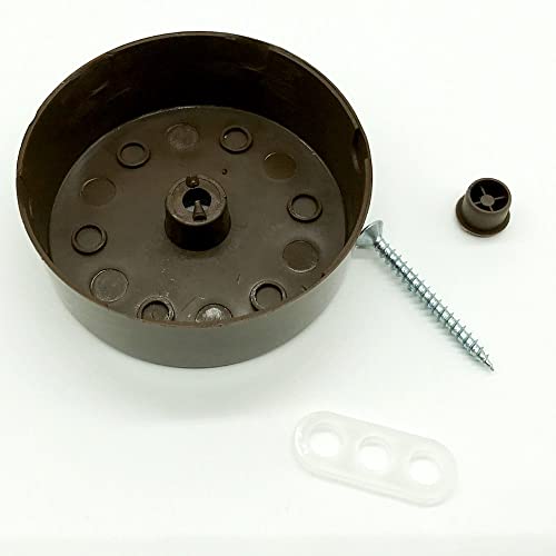 Scatola di distribuzione marrone in plastica con