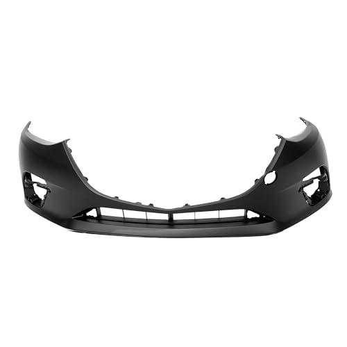 Image of FitParts Compatible with Mazda 3 2014-2016 Front Bumper Cover | CAPA Certified, Primed, With Fog Light Holes, Hatchback, Ready to Paint, OEM BJS750031ABB, MA1000239
