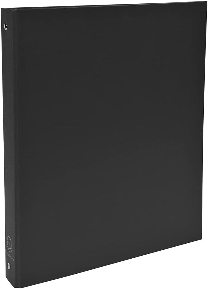 Exacompta - ref. 51370E - 1 Rigid PP Binder - 4 Round Rings Diameter 30 mm - Spine 40 mm - External Dimensions: 32 x 26 cm - A4 File Format - 4 Random Colors