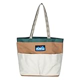 KAVU Twin Falls Tote Shoulder Strap Canvas Color Block Bag - Ramble Run