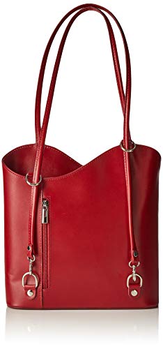 Chicca Tutto Moda Cbc18208gf22, Mochila Unisex Adulto, Rojo, 8x28x30 cm (W x H x L) Cover