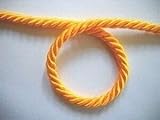Elegant 1/4' Gold Twisted Cording Trim - USA Made Rayon Rope for Sewing, Crafts, Decor | 5 Yards