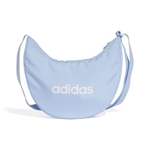 adidas Donna LINEAR ESSENTIALS FESTIVAL BAG, Glow Blue/White, One Size