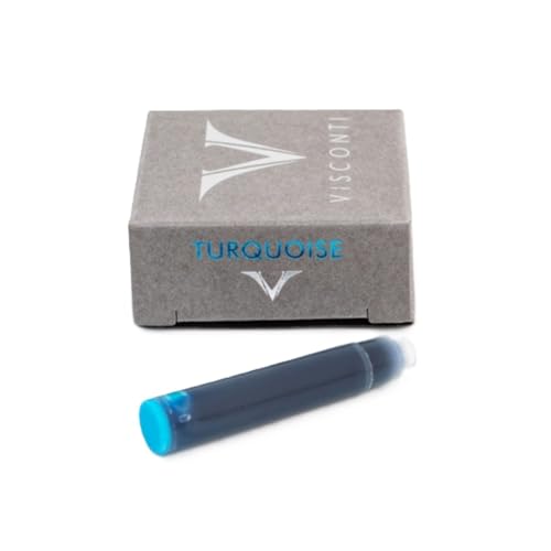 7 Visconti Ink Cartridges - Turquoise