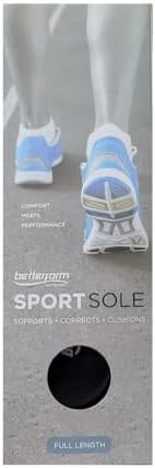 Betterform SportSole Orthotic Arch Supports Replacement Shoe Insoles Full Length Men 10-10.5 / WOM 12-12.5 image 3