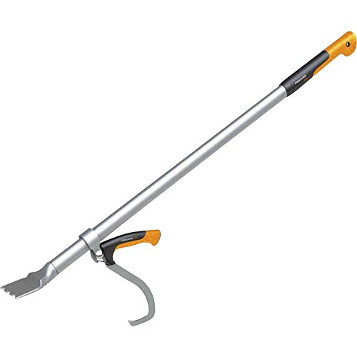 Fiskars Fällheber mit Hebehaken als Wendehilfe, Zur Holzbearbeitung