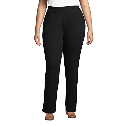 Lands' End Women S Sport Knit Pants Black Regular Medium #TOP25