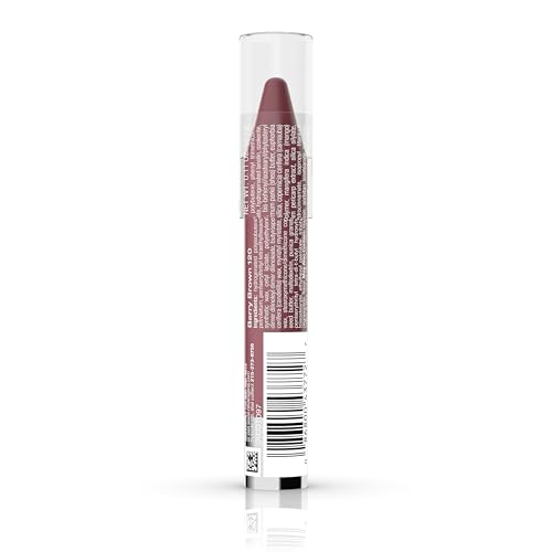 Kenvue Neutrogena Moisture Smooth Color Stick for Lips, Moisturizing and Conditioning Lipstick with a Balm-Like Formula, Nourishing Shea Butter and Fruit Extracts, 120 Berry Brown.011 oz (Pack of 1)