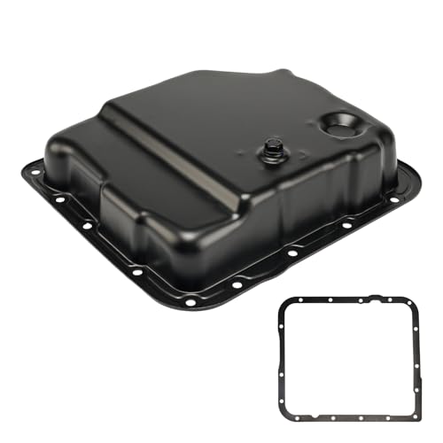 Image of KAX 265-811 Transmission oil pan with Drain Plug & Gasket Compatible with Silverado /Sierra /Tahoe /Yukon, Express /Savana 1500 /2500 /3500 /4500