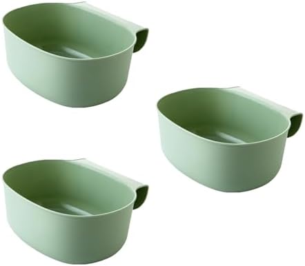 4 Hängende Mülleimer Für Küchenschranktüren - Weiße Abfallbehälter 23x18x9cm | Platzsparende Mülltrennung